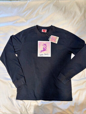 Teddy Fresh x Trixie Mattel Polaroid Long Sleeve Tee Black Long Sleeve Tee